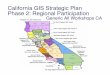 California GIS Strategic Plan Phase 2: Regional Participation