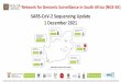 SARS-CoV-2 Sequencing Update 1 December 2021