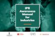IPR Awareness Manual for industries - CIPAM