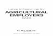 Labor Information for Agricultural Employers