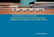 Improving teacher education for applied learning in the 
