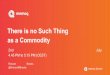 as a Commodity There is no Such Thing - memoQ