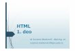 HTML 1. deo