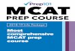 Most comprehensiv e MCAT prep course