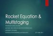 Rocket Equation & Multistaging - University of Sussex