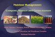 Nutrient Management: Compost, Manureand Green manure