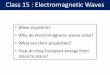 Wave equations Why do electromagnetic waves arise? What 