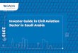 Investor Guide in Civil Aviation Sector in Saudi Arabia