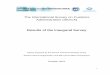 The International Survey on Customs Administration (ISOCA)