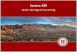 Multi-rate Signal Processing - University of Utah
