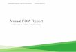 Annual FOIA Report - Consumer Financial Protection Bureau