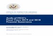Audit of MCC’s Fiscal Years 2019 and 2018 Financial Statements