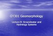 GY301 Lecture8 Groundwater