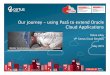Our journey - using PaaS to extend Oracle Cloud Applications