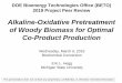 Alkaline-Oxidative Pretreatment of Woody Biomass for 