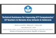 Technical Assistancefor ImprovingICTCompetencies' Of 