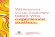Wherever your journey takes you, experience matters
