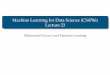 Machine Learning for Data Science (CS4786) Lecture 26 