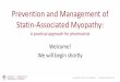 Prevention and Management of Statin-Associated Myopathy