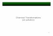 Chemical Transformations (air pollution)
