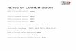 Version 1 16.09.11 Rules of Combination - City and Guilds