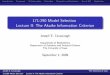 171:290 Model Selection Lecture II: The Akaike Information 