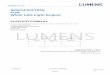 SPECIFICATION FOR White LED Light Engine - LUMENS