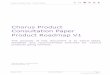 Chorus Product Consultation Paper Product Roadmap V1