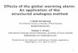 Effects of the ggglobal warming alarm: An application of 