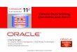 Oracle Data Mining  Oracle 11g DB 