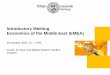 Introductory Meeting Economics of the Middle East (EMEA)