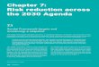 Chapter 7: Risk reduction across the 2030 Agenda