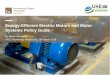 Energy-Efficient Electric Motors and Motor Systems Policy 