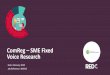 ComReg – SME Fixed Voice Research