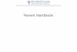 Parent Handbook - Kinderhouse Montessori School