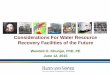 Considerations For Water Resource Recovery Facilities of 