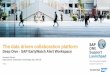 The data driven collaboration platform - SAP