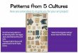 Patterns from 5 Cultures - lgirbino.com