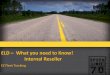 ELD – What you need to Know! Internal Reseller