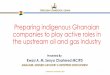 Preparing indigenous Ghanaian companies to ... - 2019 LCCE