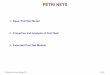 1. Basic Petri Net Model 2. Properties and Analysis of 