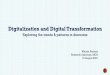 Digitalization and Digital Transformation