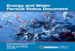 Energy and Water Factual Status - science.osti.gov