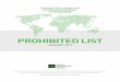 wada 2019 english prohibited list - webdo