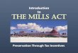 Mills Act 101 - Escondido
