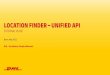 LOCATION FINDER UNIFIED API - DHL