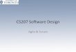 CS207 Software Design