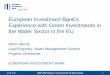 European Investment Bank’s - IAWD