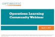 Operations Learning Community Webinar