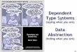 Dependent Type Systems - Electrical Engineering and 